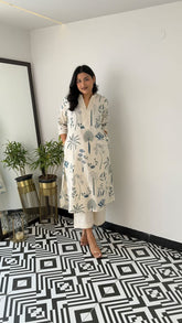 Floral Printed Cotton Kurta Set for Women